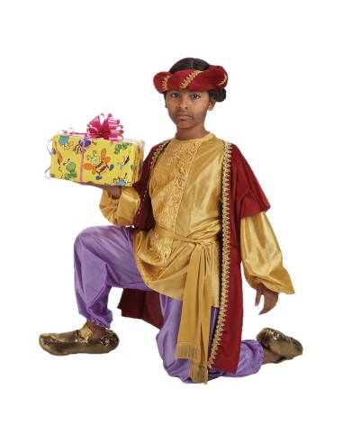 Disfraz Paje Baltasar Lujo - de alta calidad, ideal para carnaval, fiestas temáticas y eventos especiales