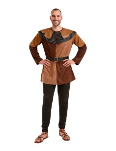 Disfraz Medieval Marrón Talla L - de alta calidad, ideal para carnaval, fiestas temáticas y eventos especiales