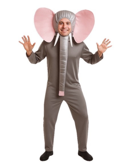 Elefantenkostüm Größe L - von hoher Qualität, ideal für Karneval, Themenpartys und besondere Veranstaltungen.