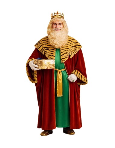 King Gaspar Costume Size L - high quality, ideal for carnival, themed parties, and special events