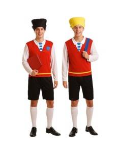 Disfraz Estudiante Rubio Y Moreno Talla L - de alta calidad, ideal para carnaval, fiestas temáticas y eventos especiales