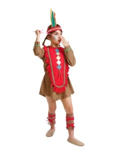 Déguisement d'Indienne - de haute qualité, idéal pour le carnaval, les fêtes à thème et les événements spéciaux