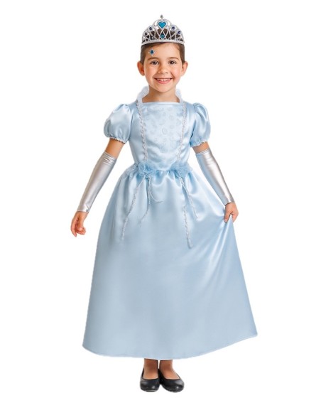 Costume Principessa Blu - di alta qualità, ideale per il carnevale, feste a tema ed eventi speciali