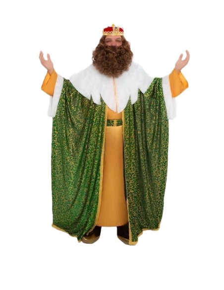 High-quality King Gaspar costume, ideal for carnival, themed parties, and special events.