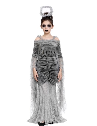 Costume Angelo Nero Nuovo 8/10 anni