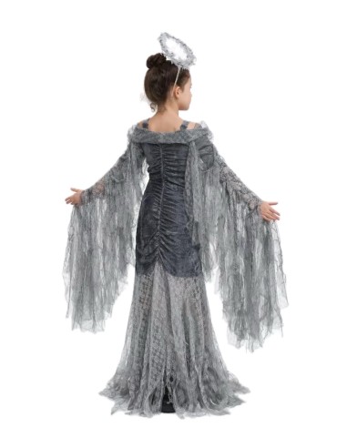 Costume Angelo Nero Nuovo 8/10 anni