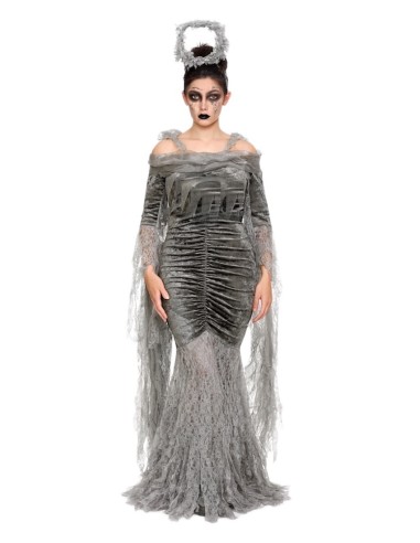 Fantasia de Anjo Negro de alta qualidade, ideal para carnaval, festas temáticas e eventos especiais.