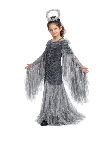 Fantasia Anjo Negro Novo 8/10 anos