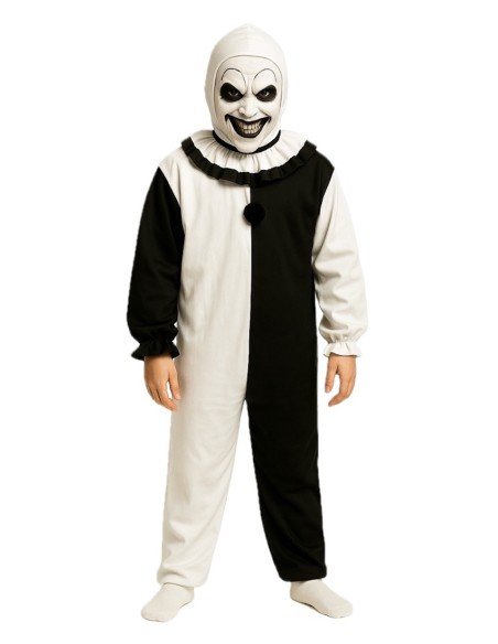 Fato de Palhaço Assassino de alta qualidade, ideal para o Carnaval, festas temáticas e eventos especiais.