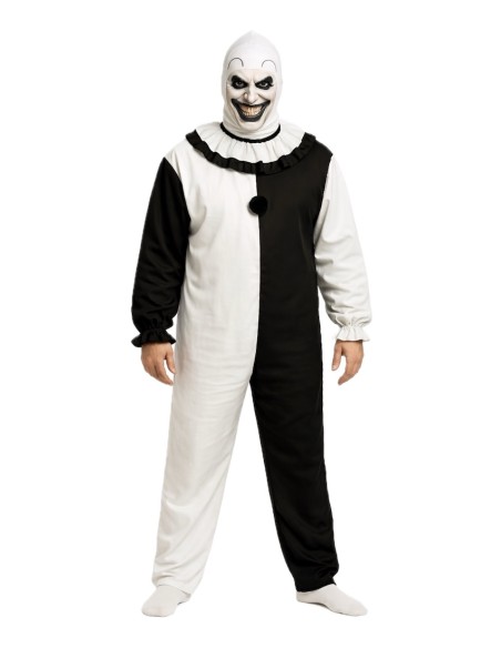 Fato de Palhaço Assassino de alta qualidade, ideal para o Carnaval, festas temáticas e eventos especiais.