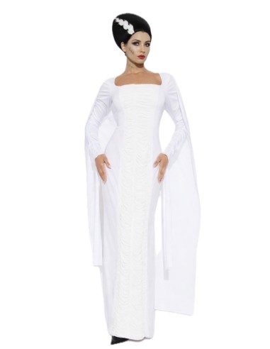 Fantasia de Noiva Monstro Frankenstein - de alta qualidade, ideal para carnaval, festas temáticas e eventos especiais.