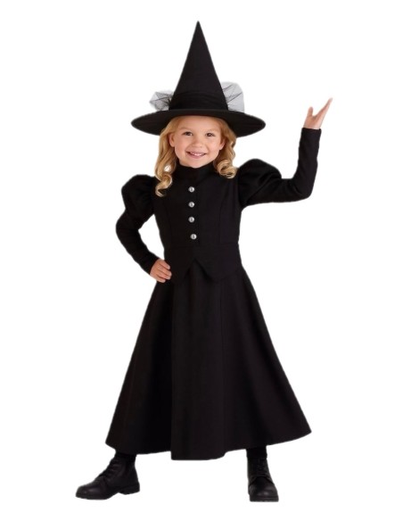 Fantasia de Bruxa Negra - de alta qualidade, ideal para carnaval, festas temáticas e eventos especiais.