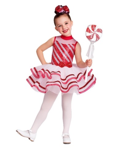 Costume Ballerina Candy Caramelo Nuovo - di alta qualità, ideale per il carnevale, feste a tema ed eventi speciali.