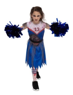 Déguisement de Pom-Pom Girl Zombie 8/10 ans Neuf - de haute qualité, idéal pour le carnaval, les fêtes à thème et les événements
