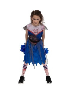 Costume di cheerleader zombie 8/10 anni nuovo - di alta qualità, ideale per il carnevale, feste a tema ed eventi speciali. 2