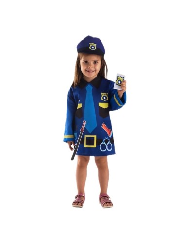 Chemise de police 3/5 ans - de haute qualité, idéale pour le carnaval, les fêtes à thème et les événements spéciaux.