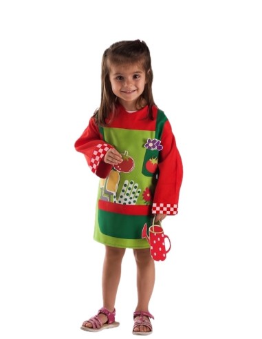 Camicia da giardiniere per 3/5 anni - di alta qualità, ideale per carnevale, feste a tema ed eventi speciali