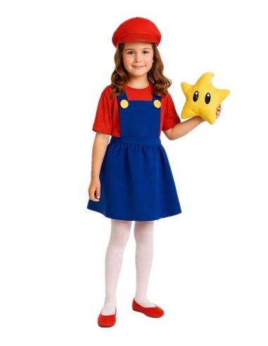 Déguisement de Plombière Jeu Vidéo 8/10 Ans - de haute qualité, idéal pour le carnaval, les fêtes à thème et les événements spéc