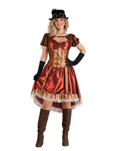 Fantasia Steampunk Tamanho M - de alta qualidade, ideal para carnaval, festas temáticas e eventos especiais