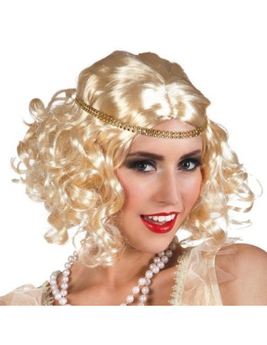 Peluca cabaretera rubia - de alta calidad, ideal para carnaval, fiestas temáticas y eventos especiales