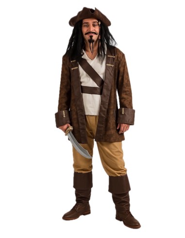 Déguisement de Pirate de Luxe Taille L - de haute qualité, idéal pour le carnaval, les fêtes à thème et les événements spéciaux.