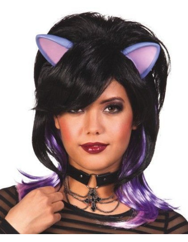 Peluca gata - de alta calidad, ideal para carnaval, fiestas temáticas y eventos especiales
