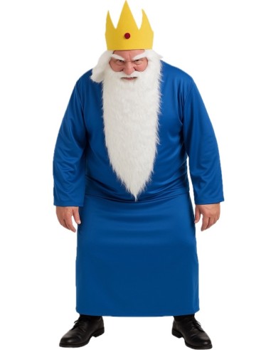 Costume Roi Blanc Taille L - de haute qualité, idéal pour le carnaval, les fêtes à thème et les événements spéciaux