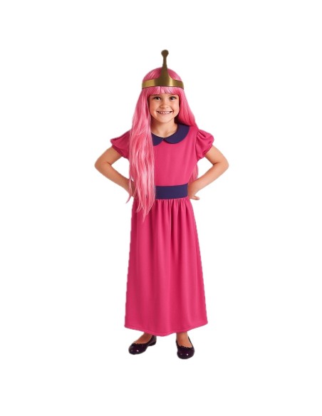 Fantasia de Princesa Rosa Chiclete - de alta qualidade, ideal para carnaval, festas temáticas e eventos especiais.