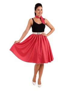 Saia dos anos 50, tamanho M - de alta qualidade, ideal para carnaval, festas temáticas e eventos especiais.