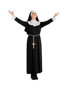 Costume di suora Taglia M - di alta qualità, ideale per il Carnevale, feste a tema ed eventi speciali. 2