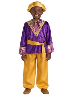 Costume paggio di Baltasar - di alta qualità, ideale per il carnevale, feste a tema ed eventi speciali.