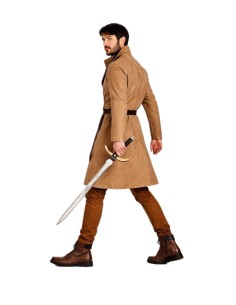 Tunique médiévale taille unique - de haute qualité, idéale pour le carnaval, les fêtes à thème et les événements spéciaux 2