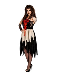 Costume da cameriera posseduta taglia M - di alta qualità, ideale per il Carnevale, feste a tema ed eventi speciali.