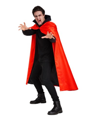 Manteau rouge et noir