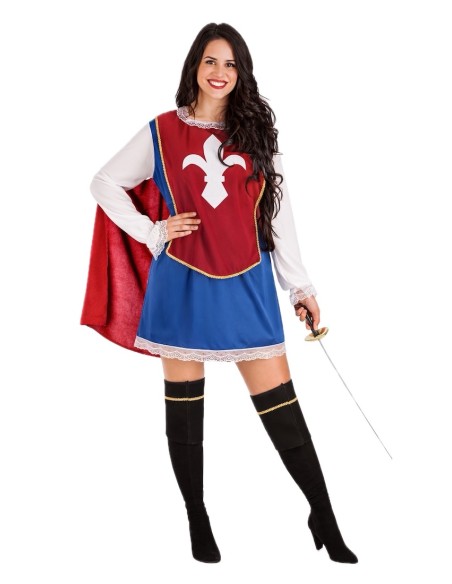 Costume Moschettiera Taglia M - di alta qualità, ideale per il Carnevale, feste a tema ed eventi speciali.
