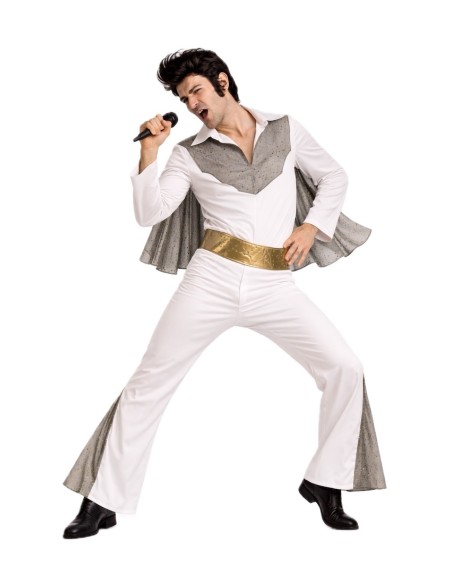 Costume da Re del Rock Taglia L - di alta qualità, ideale per il Carnevale, feste a tema ed eventi speciali.