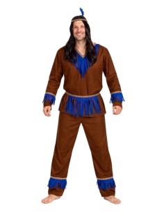 Costume d'Indien Taille L - de haute qualité, idéal pour le carnaval, les fêtes à thème et les événements spéciaux