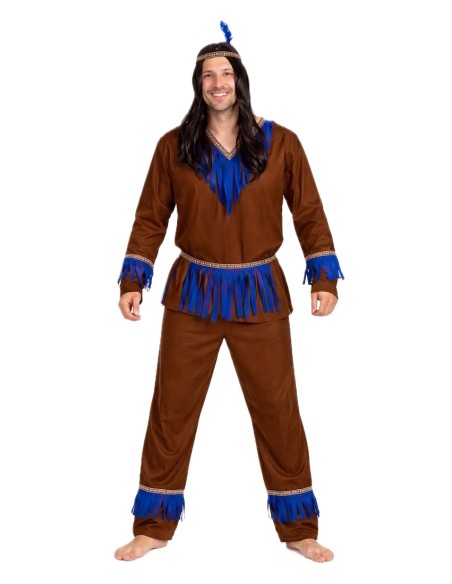 Fantasia de Índio Tamanho L - de alta qualidade, ideal para o carnaval, festas temáticas e eventos especiais.
