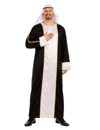 Disfraz Jeque Arabe Talla L - de alta calidad, ideal para carnaval, fiestas temáticas y eventos especiales
