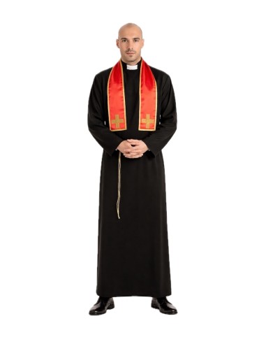 Déguisement de Prêtre Taille L - de haute qualité, idéal pour le carnaval, les fêtes à thème et les événements spéciaux.