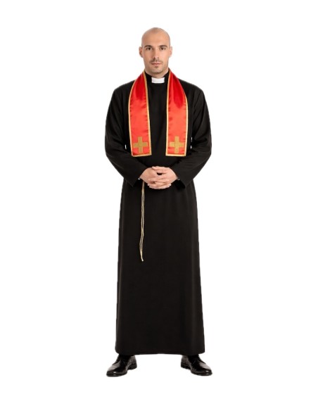 Priest Costume Size L - high quality, perfect for carnival, themed parties, and special events