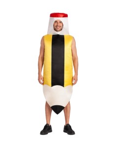 Pencil Costume One Size - high quality, ideal for carnival, themed parties, and special events