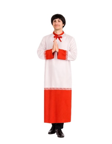 Fantasia de Coroinha Tamanho L - de alta qualidade, ideal para o carnaval, festas temáticas e eventos especiais.