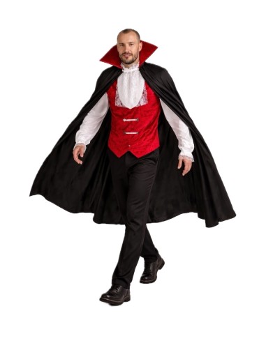 Dracula Costume Size L - high quality, ideal for carnival, themed parties, and special events