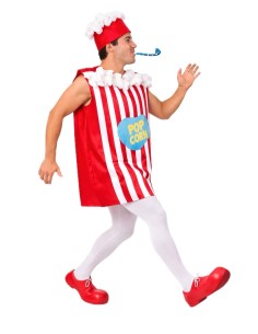 Déguisement Boîte de Popcorn Taille L - de haute qualité, idéal pour le carnaval, les fêtes à thème et les événements spéciaux 2