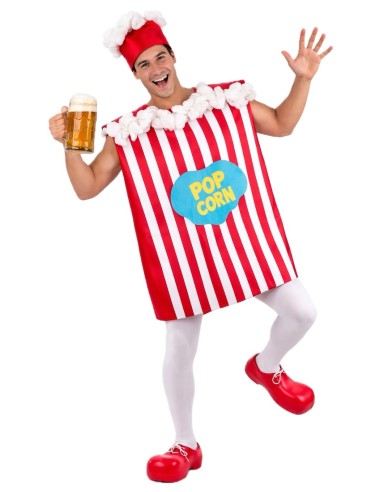 Déguisement de boîte de pop-corn