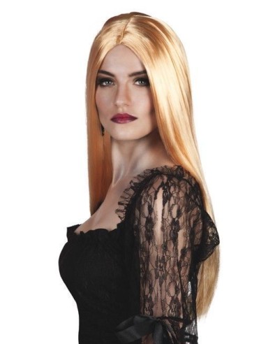 Blonde Witch Wig - High Quality, Ideal for Carnival, Theme Festivities and Special Events