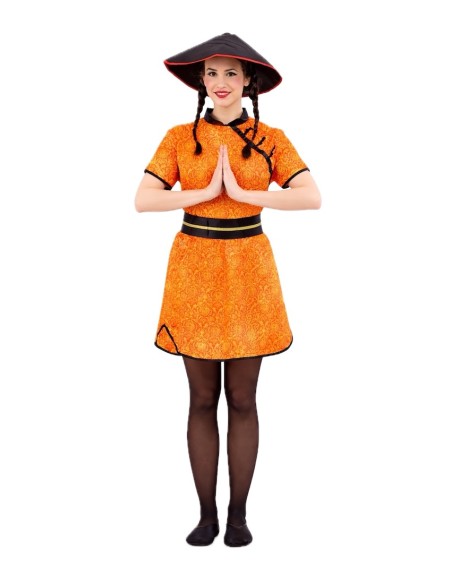 Fato de China Tamanho M - de alta qualidade, ideal para carnaval, festas temáticas e eventos especiais.