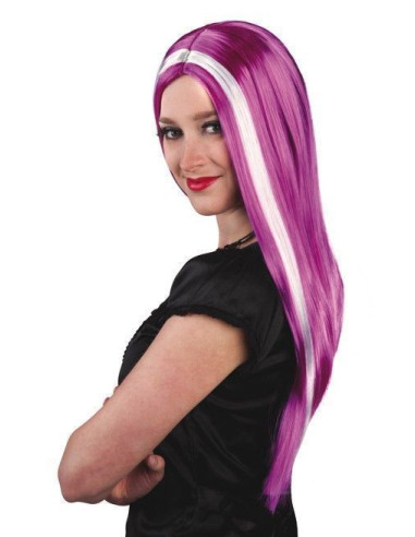 Peluca aurora violeta - de alta calidad, ideal para carnaval, fiestas temáticas y eventos especiales