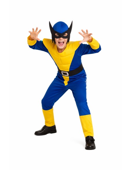 Costume Lupo Giallo - di alta qualità, ideale per il carnevale, feste a tema ed eventi speciali
